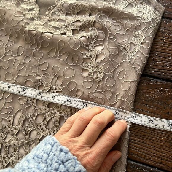 $538 BCBGMAXAZRIA Runway "Samantha" Silk Organza Embroidered Mini Dress - Picture 11 of 12